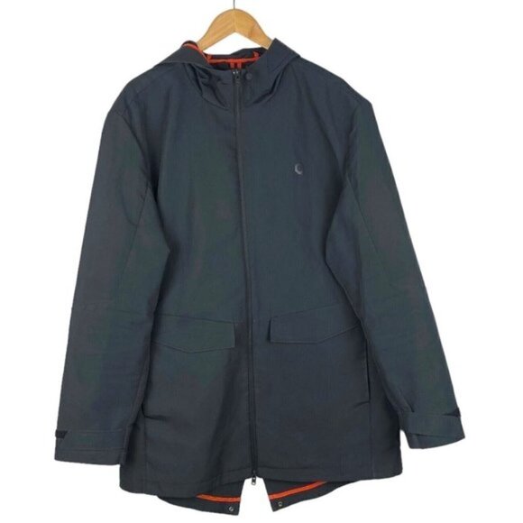 JACK & Jones Men's Black Hooded Brain Water Resistant Outdoor Jacket US XXL - Picture 4 of 16